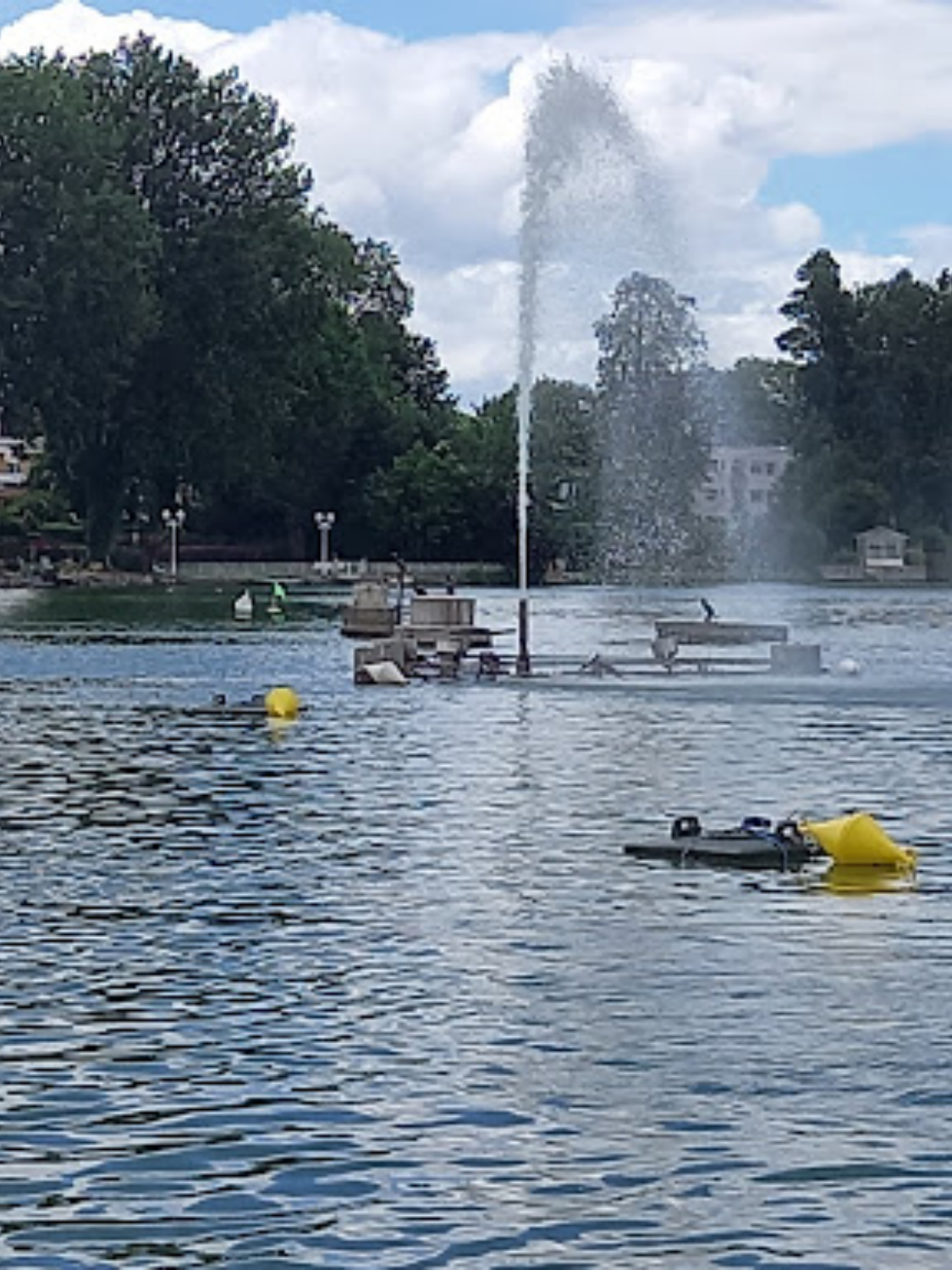 aérateur de plan d'eau, étang et bassin
